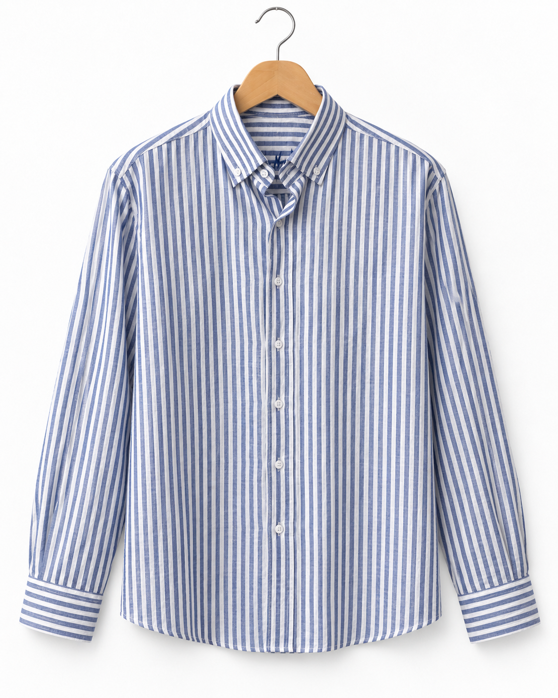 RSND Classy Leinenhemd – Blue Stripe