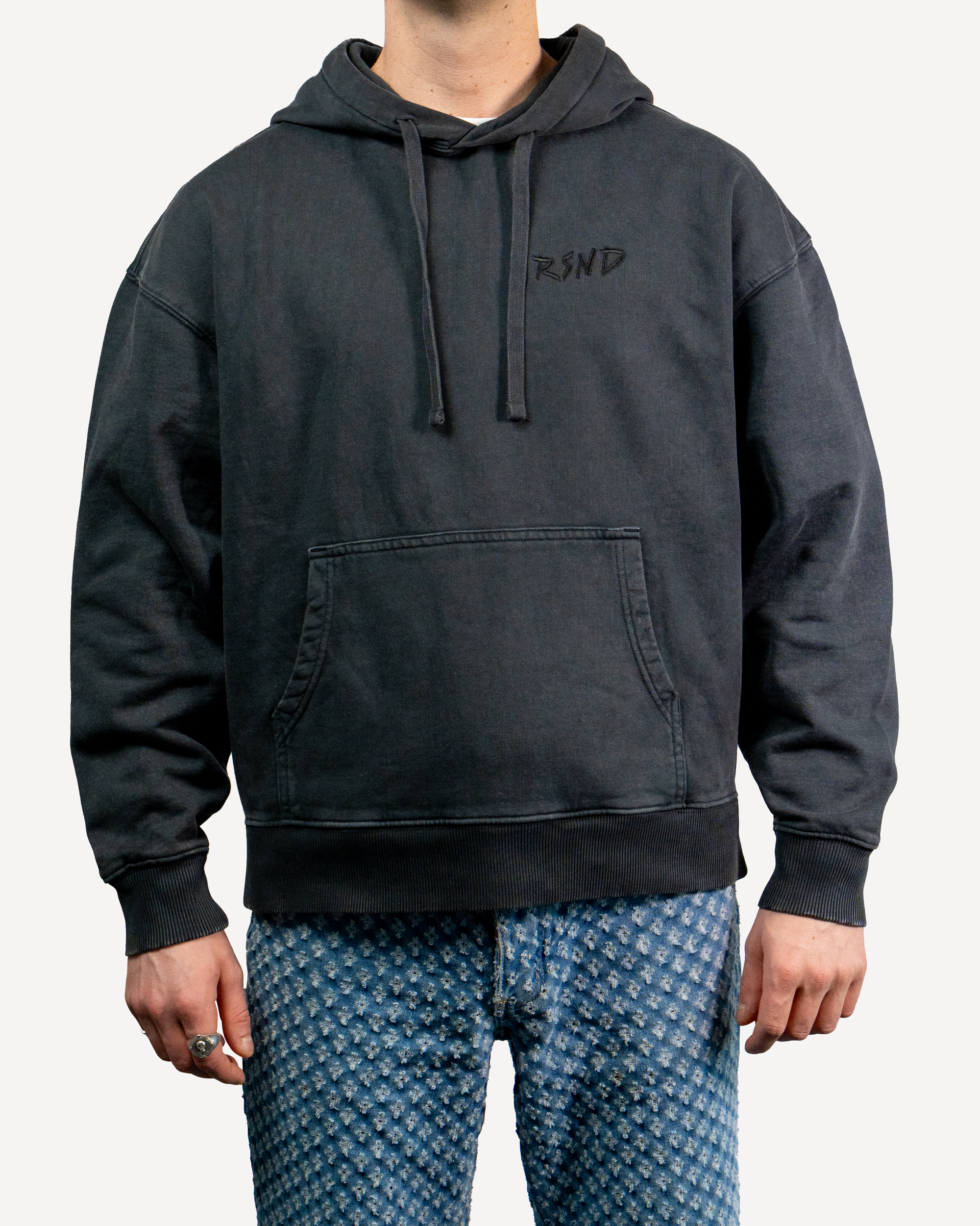 RSND Hoodie Washed Black | BASIC